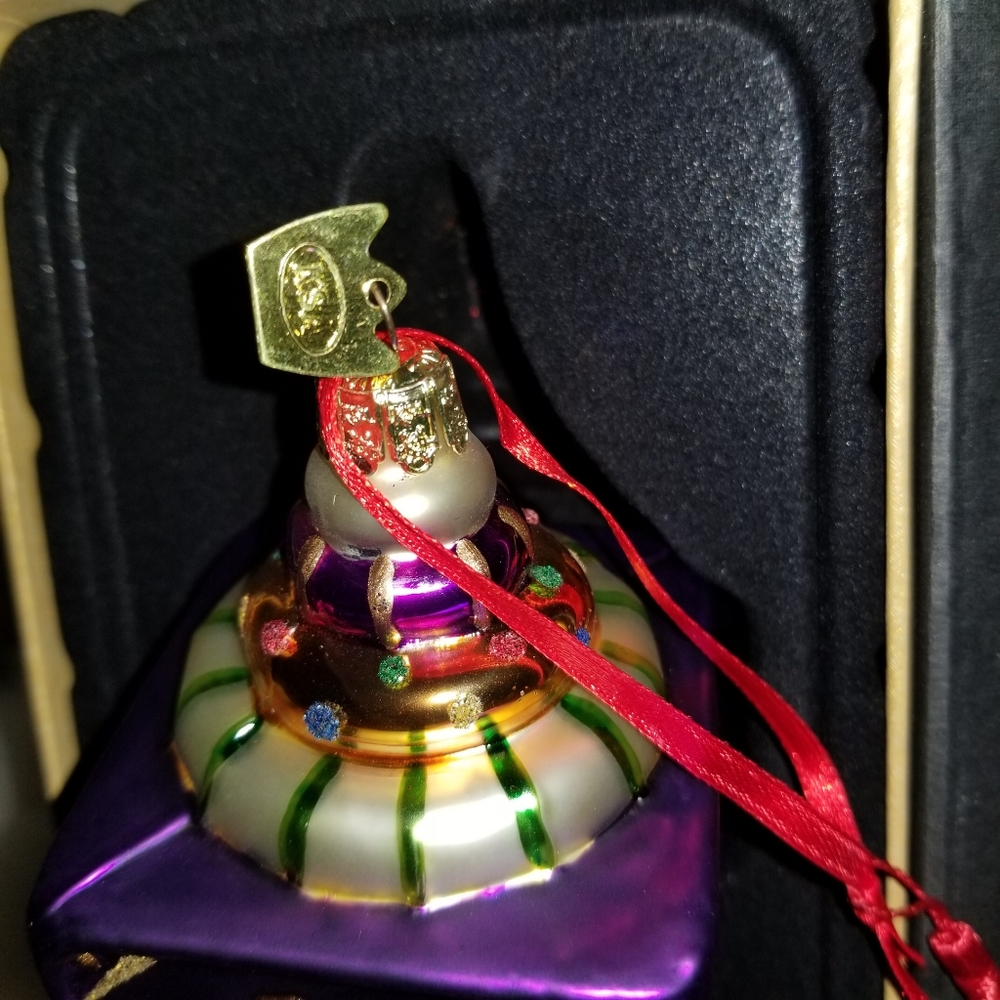 Kurt Adler Noble Gems Jewish Dreidel Ornament - Picture 8 of 10